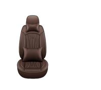 Njprmbq para Chevrolet Todos Modelos Captiva para Sonic para Spark para Blazer Interior Cuero Artificial Funda Asiento Coche 3D Lujo Adecuada Protector Cubreasientos(Coffee 5 seats1)