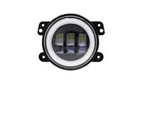 Njprmbq Para Chrysler Para PT Para Cruiser Coche LED 4 Pulgadas Luz Antiniebla Parachoques Delantero Anillo Halo Blanco DRL Lámpara Ojos Ángel Faros Trabajo