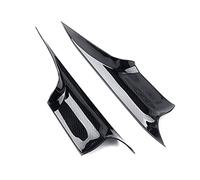 Njprmbq Para F01 F02 7 Series Delantero Trasero Izquierdo + Derecho Puertas Manija Pull Carrier Cubierta Protectora Manijas Puertas Interiores Coche Cubierta Maneta Puerta(Fibra de carbon,FRONT)