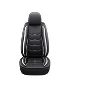 Njprmbq para Todos Los Modelos Coche para Civic City para CRV CRZ para Accord para Elysion Fit Jade Jazz Interiores Estilo Funda Asiento Coche 3D Protector Cubreasientos(Black White 5seat1)