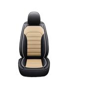 Njprmbq para Todos Los Modelos Coche para Civic City para CRV CRZ para Accord para Elysion Fit Jade Jazz Interiores Estilo Funda Asiento Coche Protector Cubreasientos(Black Beige 5 Seat1)