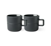 NJRD 2 Tazas Lines 30 cl gris oscuro