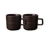 NJRD 2 Tazas Lines 30 cl marrón