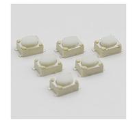 NJRPWAUNK Botón táctil 50 unids/Lote SMT 3x4x2,5 MM 4PIN botón Micro Interruptor G75 de Control Remoto Coche reinicio automático