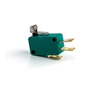 NJRPWAUNK Interruptor de límite Interruptores 5 Piezas Micro interruptores 16A 250V 125V NO + NC 6.3 mm Pines SPDT Interruptor 28 52 Palanca Rodillo Arco táctil Microinterruptor(Kw7-3)