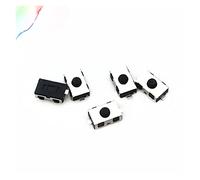 NJRPWAUNK Interruptores industriales 10 Piezas 3 * 6 2.5 mm Dos pies Interruptor táctil de luz Normalmente Abierto Micro Interruptor El botón Parche Cerrados(Black No)