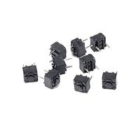 NJRPWAUNK Interruptores industriales 100 unids/Lote 6x6x6,0 MM Interruptor táctil Micro 666mm Teclas 2PIN interruptores