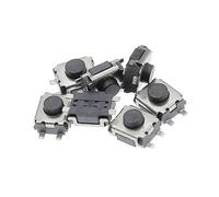 NJRPWAUNK Micro Interruptor 100 unids/Lote 3 * 4 * 2mm SMD 4 Pines táctil interruptores de botón 3x4x2H Mini Botones