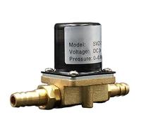 NJRPWAUNK Válvula Solenoide de SVZ-2.5, 220v, 36v, 24v, Orificio 2,5mm, válvula bidireccional Dos Posiciones, máquina Soldadura en Arco argón VZCT(8mm Hose-dc24v,SVZ-2.5-L)