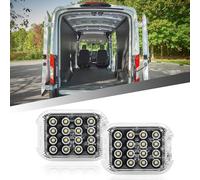 njssjd 2 luces LED de área de carga trasera para F.ord Transit MK6 MK7 MK8 2000-2024, F.ord Transit Courier/Custom/Connect Panel Van Interior compartimento de carga lámpara de cabina