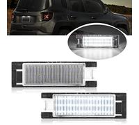 njssjd 2 luces LED para matrícula de matrícula para J/eep Renegade Canbus 2015-2021, lámpara trasera OEM # 68247166AA