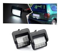 njssjd 2 luces LED para matrícula de V'W P-olo 6N 1994 1995 1996 1997 1998 1999 xenón blanco LED Tag Lámparas Canbus sin errores