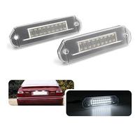 njssjd 2 luces LED para matrícula para 92-95 H/onda MK5 Civic EG EH EJ 94-97 Accord CD 92-96 Prelude 18SMD lámpara trasera blanca, reemplaza OEM Stanley #8086#8050