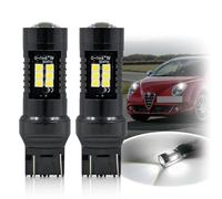 njssjd Bombillas LED DRL Luces de Circulación Diurna T20 W21/5W Compatibles con 2008-2018 Al.fa Romeo MiTo Canbus Blanco Xenón 6000K Luz Diurna Sustitución Sin Error