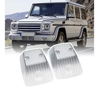 njssjd Cubiertas de lente de luz indicadora delantera para Benz Clase G W460 W461 W463, carcasa de lámpara de señal de giro adicional para techo trasero para Benz Sprinter W901 W902 W903 W904 W906