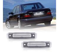 njssjd Luces LED para matrícula para Benz Clase E W124 S124 1993-1996, Benz Clase SL R129 1993-2001 Canbus sin errores, lámparas de registro blancas