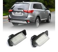 njssjd Luces LED para matrícula trasera compatibles con M.itsubishi Lancer 2007-2017 Outlander 2006-2020 xenón blanco Canbus luces de matrícula sin errores