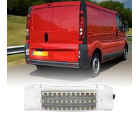 njssjd Luz LED Blanca para matrícula Compatible con O.Pel Vivaro A B, R.enault Trafic II III, N.issan NV300 Primastar, lámpara de Etiqueta de luz de matrícula F.iat Talento