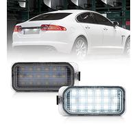 njssjd Luz LED de matrícula para Ford Focus Fiesta Mondeo S-Max C-Max Grand C-Max Kuga Galaxy Jaguar XF XJ Blanco Canbus LED