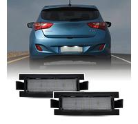 njssjd Luz LED para matrícula Compatible con H.yundai i30 GD 2013-2016, Kia Ceed Pro Cee'd GT 2013-2018 Lámpara de Etiqueta de luz de Placa de matrícula Blanca de xenón