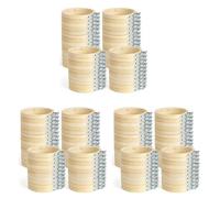 NJTHNTJR 144 Piezas de de Bordado de 3 Pulgadas, Mini de Bordado, Redondo de Bambú para Manualidades, Costura y Manualidades de 8 cm