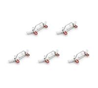 NJTHNTJR 5 parachoques delantero de metal para C14 C24 C24-1 1/16 RC Car Truck & Crawler accesorios de piezas de actualización, color plateado