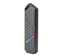 NJTHNTJR Estuche SSD M2 con Protocolo Dual NVMe USB 3.1 Tipo C Gen2 10 Gbps Caja de Disco Duro M.2 NVMe de Aleación de Aluminio 2230 2242