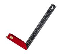 NJTHNTJR - Regla cuadrada de aleación de aluminio de precisión multifunción de 90 grados para carpintería, 40 cm