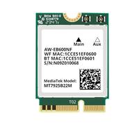 NJTHNTJR Tarjeta de Red Inalámbrica MT7925 WiFi 7 de 5400 Mbps con Bluetooth 5.3 de Triple Banda de 2,4 G, 5 GHz y 6 GHz para PC con 10/11