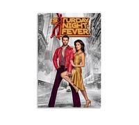 NJZUSA Lienzo decorativo para pared de sábado por la noche, impresión artística de oficina, hogar, sala de estar, dormitorio, decoración sin marco, 40 x 60 cm