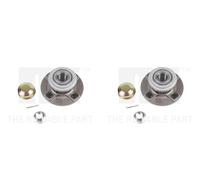 NK 2x Cubo Kit Cojinete de Rueda Trasero para Nissan Almera II Hatchback Primera