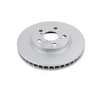 NK 2x Disco de Freno Ø255mm Ventilado para Toyota Cabasag E Familiar 1.8i 1.6i