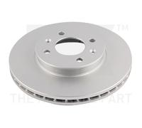2x Discos de Freno Delanteros Ø256 MM Ventilado Recubierto para Hyundai i20 Kia