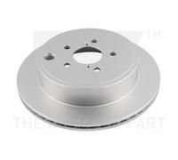 2x Discos de Freno Traseros Ø290 MM Ventilado Recubierto para Toyota Gt 86 Coupé