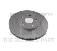 NK 2x Disco de Freno Ø296 MM Ventilado Recubierto para Toyota Previa _ R3 _