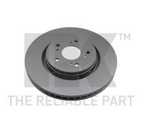 NK 2X DISCO DE FRENO Ø315 MM VENTILADO RECUBIERTO PARA HONDA CR-V IV RM_