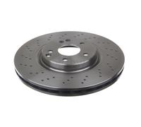 NK 2x Disco de Freno Ø330 MM Ventilado para Mercedes-Benz Clase C W203 SLK