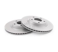 NK 2x Disco de Freno Trasero Ø303 MM Ventilado para Opel Antara L07 2.0CDTI 4x4