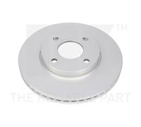 NK 2x Disco Freno Ø262mm Ventilado para Ford Fiesta VII 1.0 Ecoboost 1.1 3125111