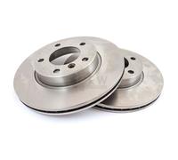 NK 2x Disco Freno Trasero Ø276 MM Ventilado para BMW 3er Compacto E46 316Ti 318