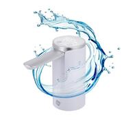 NK Dispensador de Agua con Pantalla LED - 4 Volúmenes de Dispensación 200/600/800ml/continuo, 1200mAh, Control Táctil, Garrafas y Botellas 1.5L, 5.7L, 10L, 11.3L, 15L, 18.9L - Color Blanco