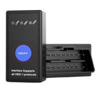 NK Dispositivo de Diagnóstico OBD II Universal para Automovil - con Interruptor de Encendido ON/Off, Detector Problemas, Fácil de Instalar y de Usar, Bluetooth 4.0 (Compatible con Android e iOS)