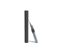 NK Limpiador de Auriculares 3 en 1 para Airpods - Kit Limpiar Airpods - Bolígrafo con Cepillo + Pinza + Algodón - Limpia teclados, Estuches y Auriculares inalámbricos (Color Negro)