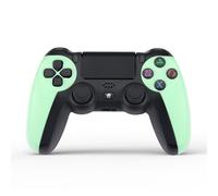 NK Mando para PS4 / PS3 / PC/Móvil Inalámbrico - Wireless Controller con Dualshock, Función Detección 6 ejes, Luz LED, Panel Táctil, Entrada para Auriculares, Cable de Carga incluido - Verde