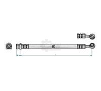 NK Manguera De Freno Línea De Freno Compatible Para Hyundai Elantra Sedán HD
