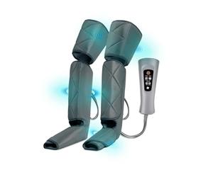 NK Masajeador de Piernas con 6 Modos de Masajes, Mando con 4 Niveles, Temporizador, Función Calor, Compresión de Aire para Relajación Muscular, Mejora la Circulación