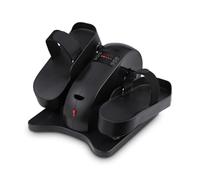 NK Mini Elíptica Eléctrica con Mando a Distancia - Pedaleador Silencioso para Casa u Oficina, 12 Niveles, Pantalla LCD, Entrenamiento Pasivo, Compacto, Color Negro