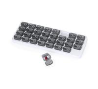 NK Pastillero Mensual 31 días - 31 Compartimentos Individuales, Caja de Pastillas con Diseño Numerado Extraíble, Polipropileno Higiénico, Organización por Días, Incluye Bolsa de Transporte