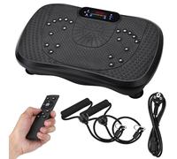 NK Plataforma Vibratoria de Entrenamiento, 99 Velocidades, 5 Modos Automáticos, Pantalla LED, Altavoz Bluetooth, Máquina de Ejercicio en Casa con Bandas de Resistencia, Silenciosa y Compacta