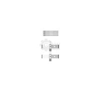 Set Accesorios Discos Frenos de Llanta Pastillas para Alfa Romeo Martin 940_ 1.8